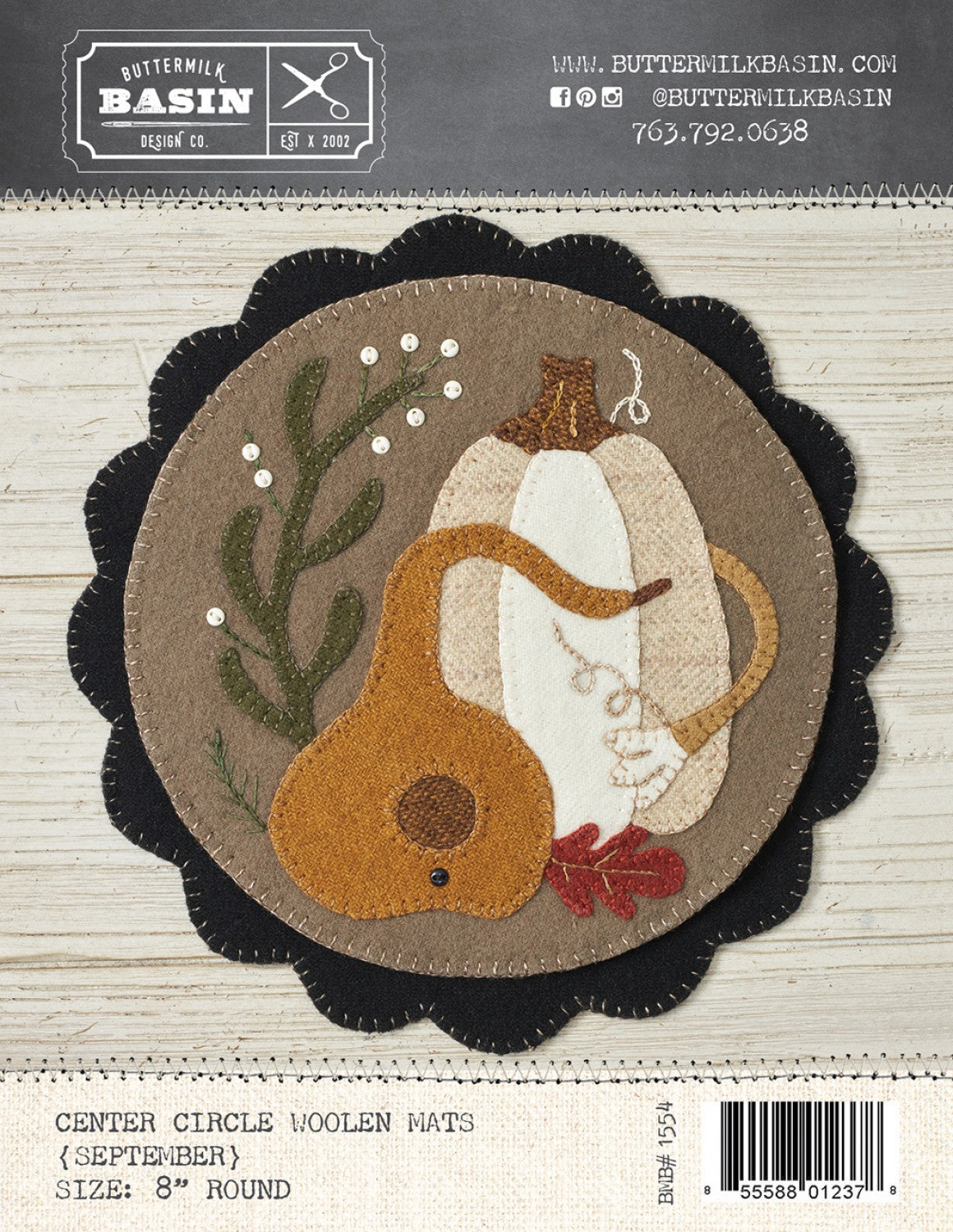 Center Circle Woolen Mats September