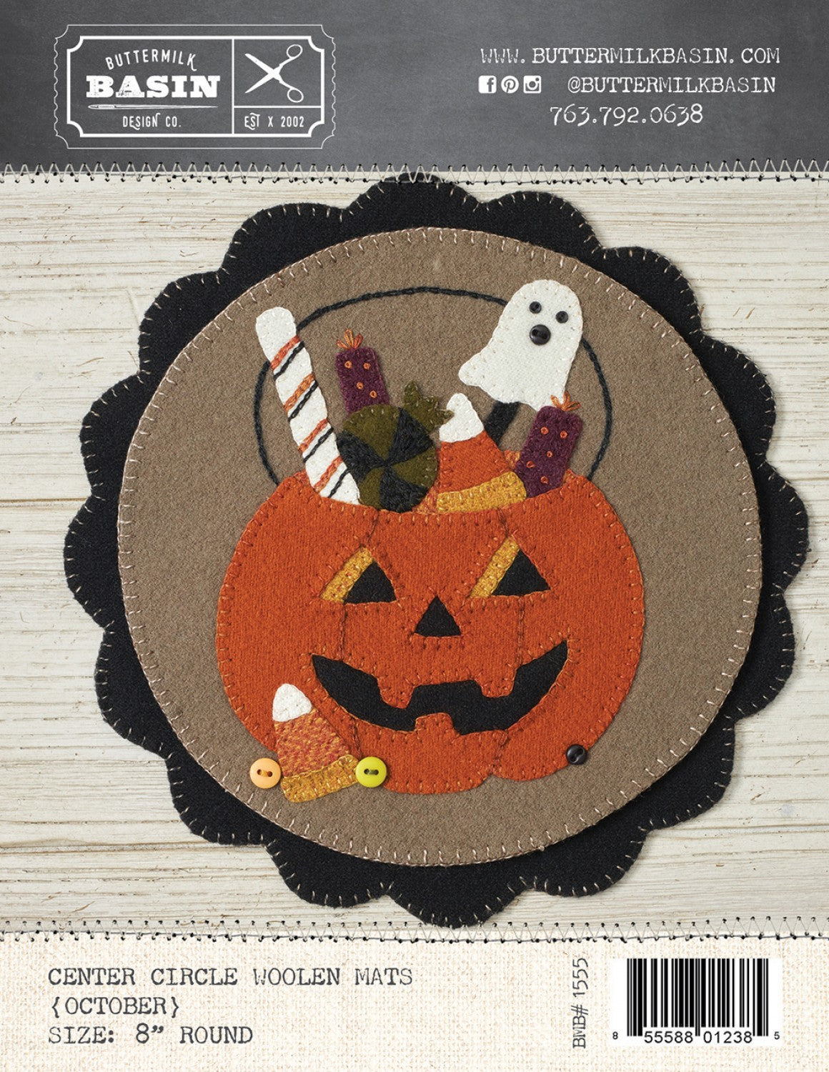 Center Circle Woolen Mats October