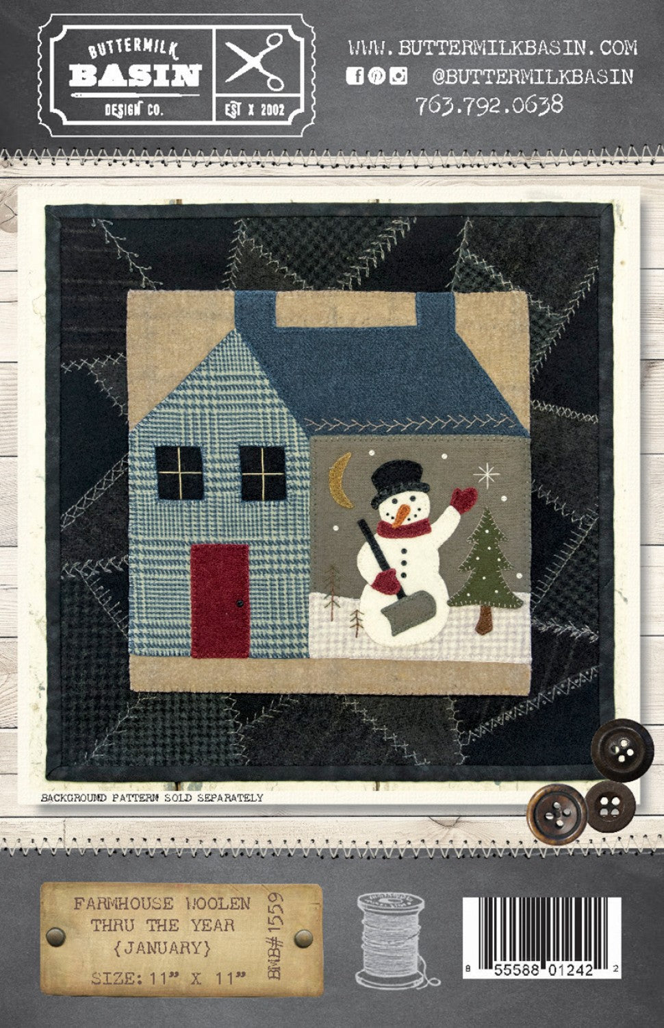 Farmhouse Woolen BOM Wool January