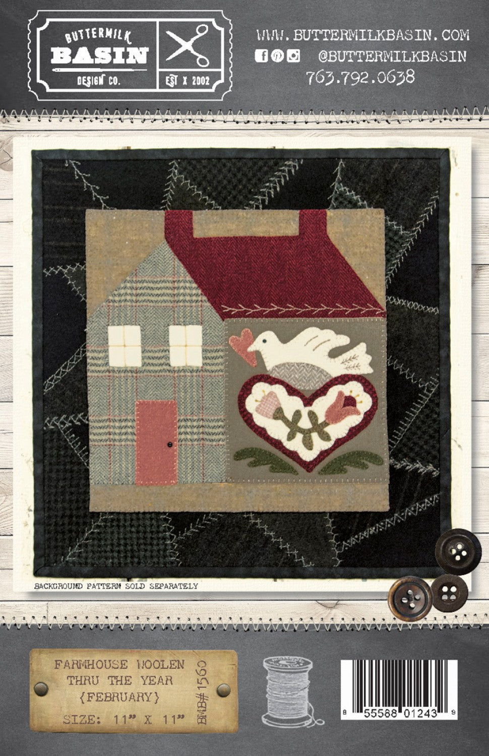 Farmhouse Woolen BOM Wool February