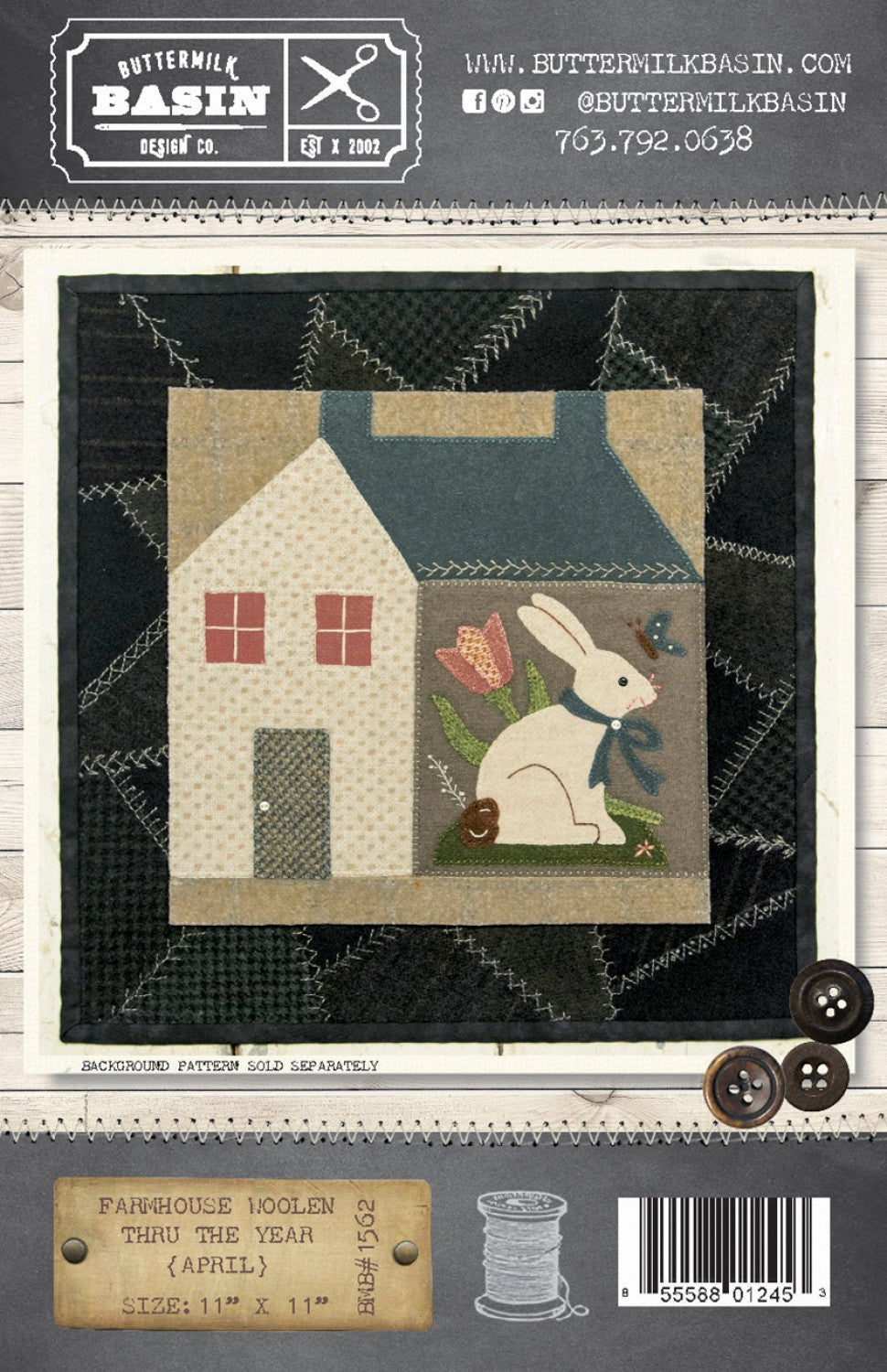 Farmhouse Woolen BOM Wool April