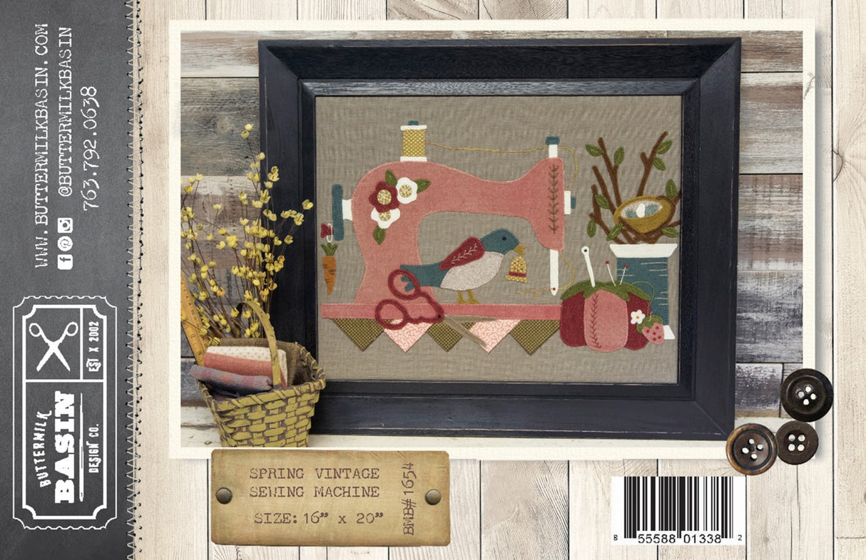 Spring Vintage Sewing Machine