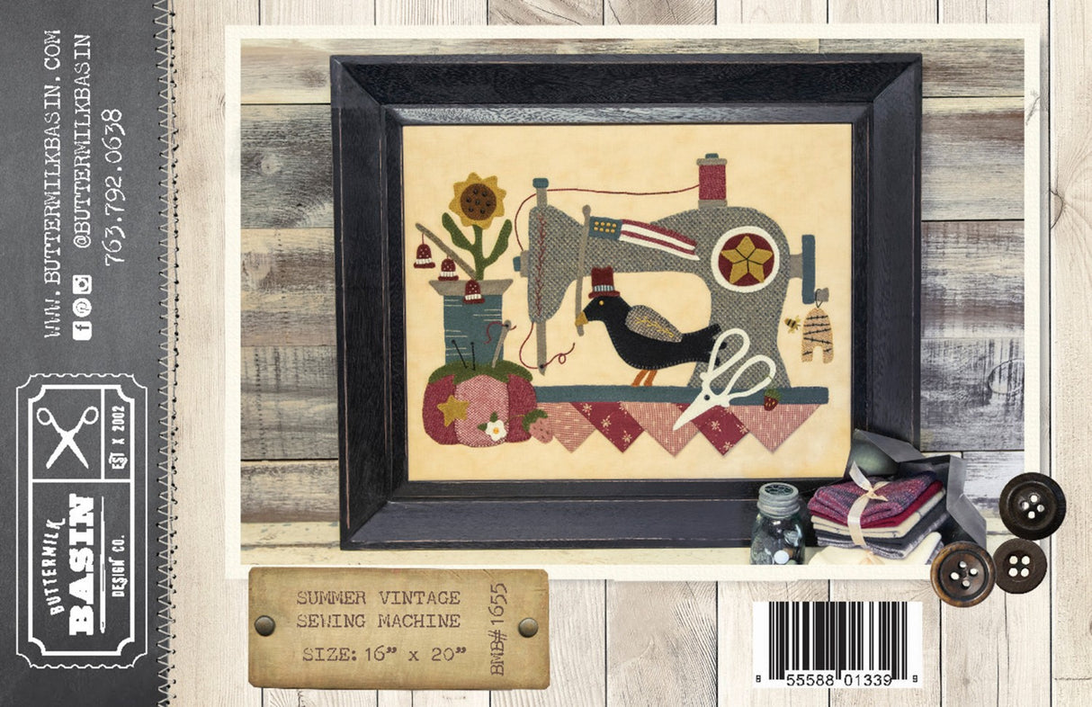 Summer Vintage Sewing Machine