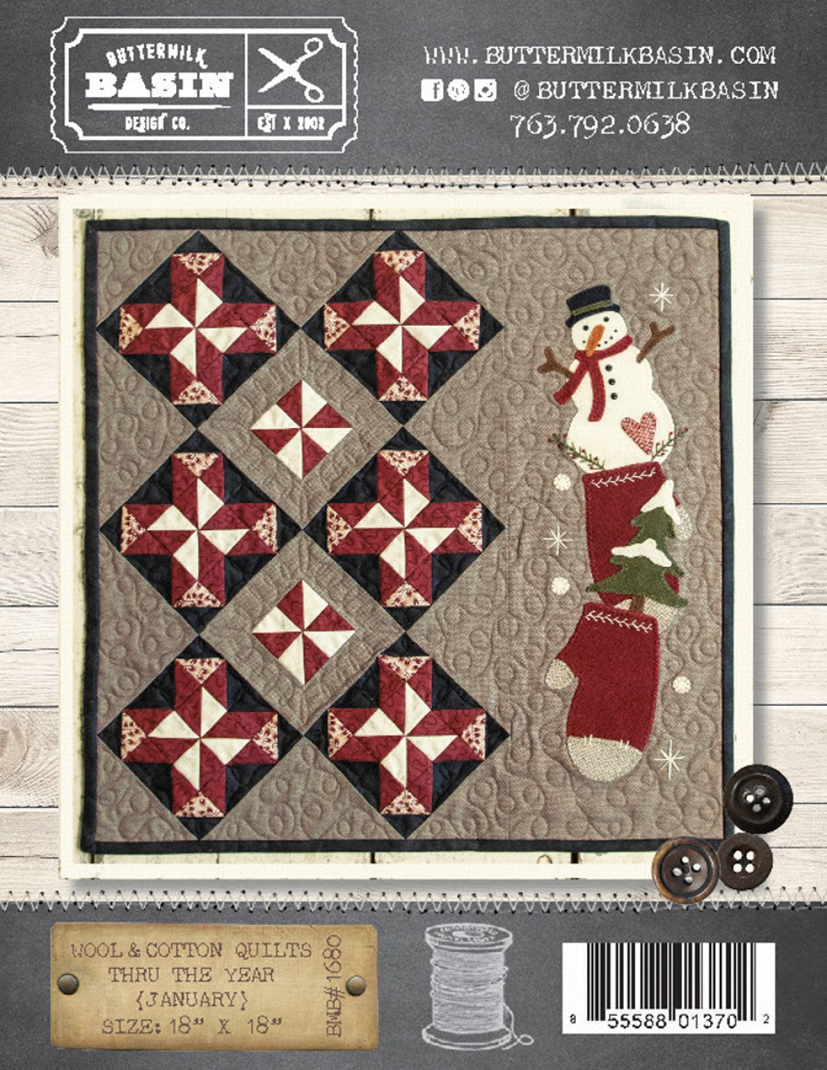 Wool & Cotton Quilts thru the Year January