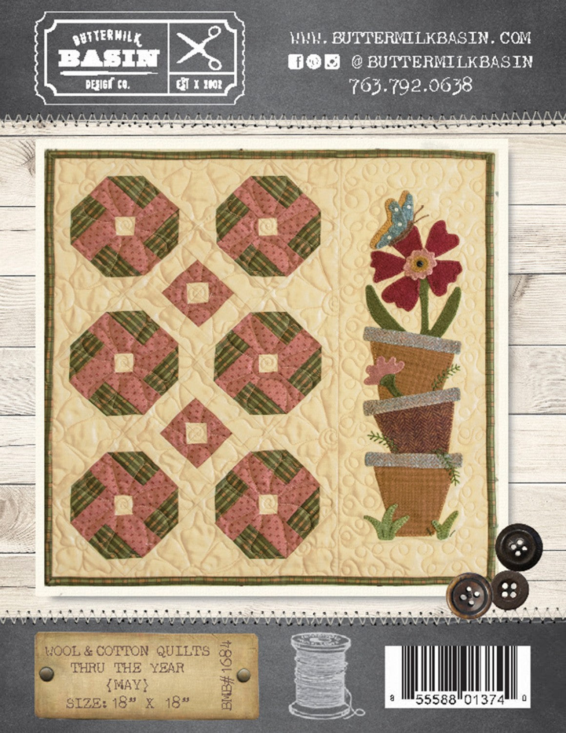 Wool & Cotton Quilts thru the Year May