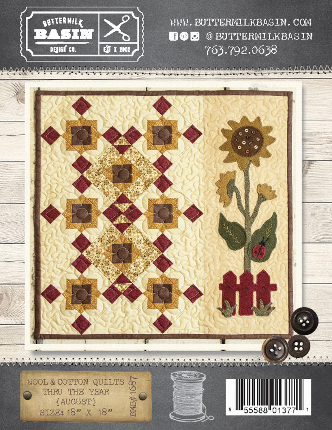 Wool & Cotton Quilts thru the Year August