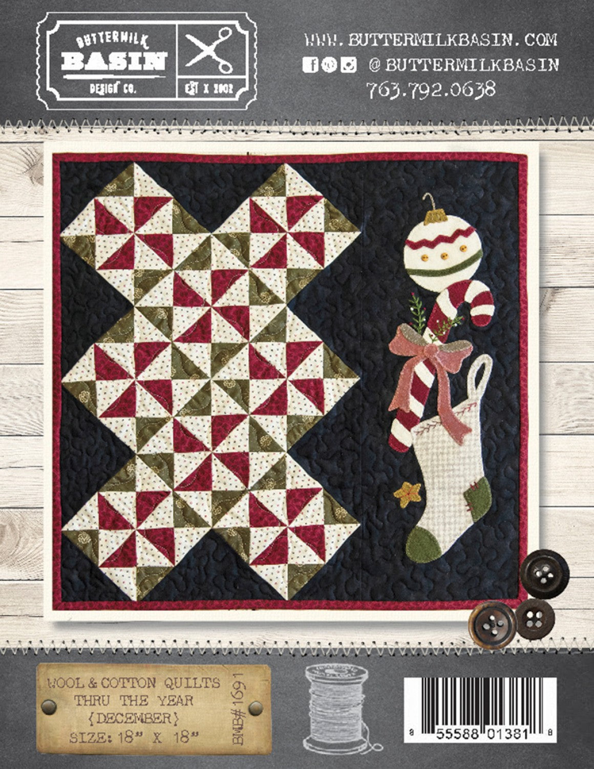 Wool & Cotton Quilts thru the Year December