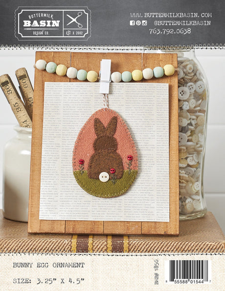 Bunny Egg Ornament