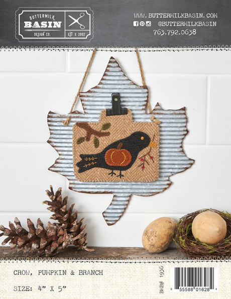 Crow, Pumpkin & Branch