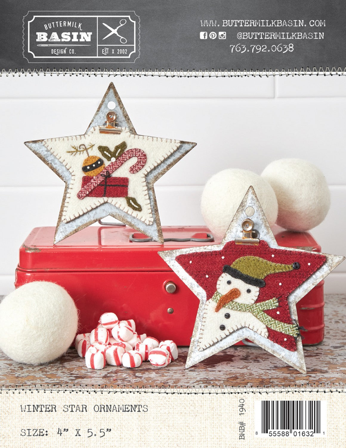 Winter Star Ornaments