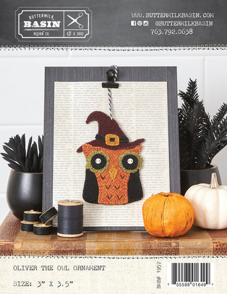 Oliver the Owl Ornament
