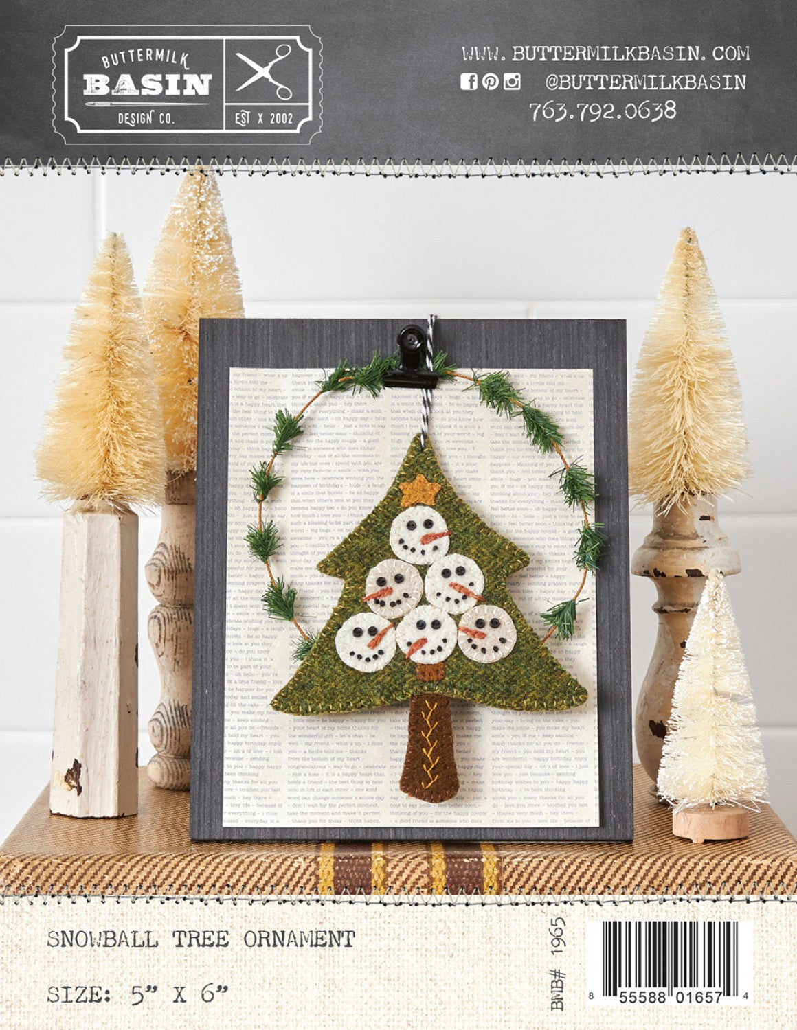 Snowball Tree Ornament