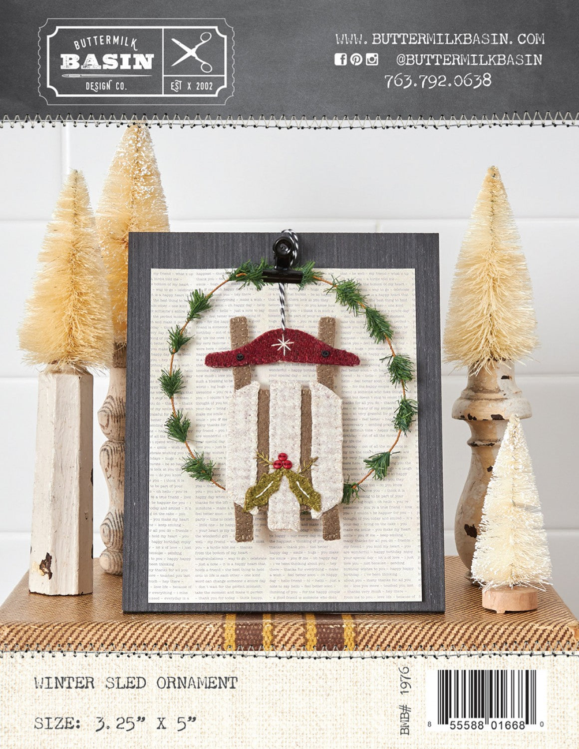 Winter Sled Ornament