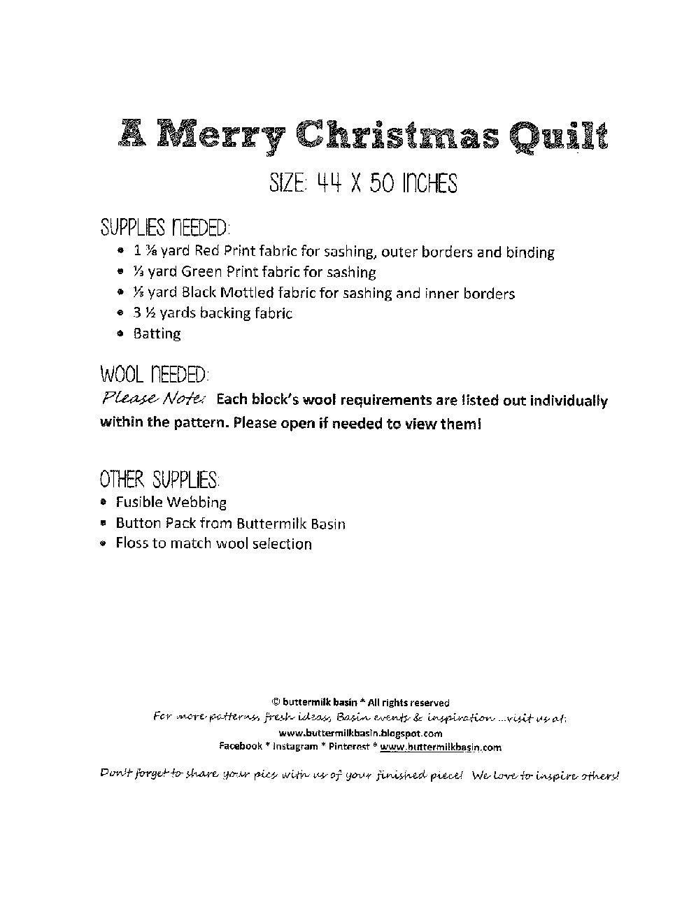 A Merry Christmas Quilt