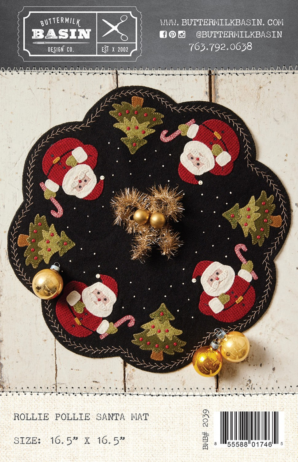 Rollie Pollie Santa Mat