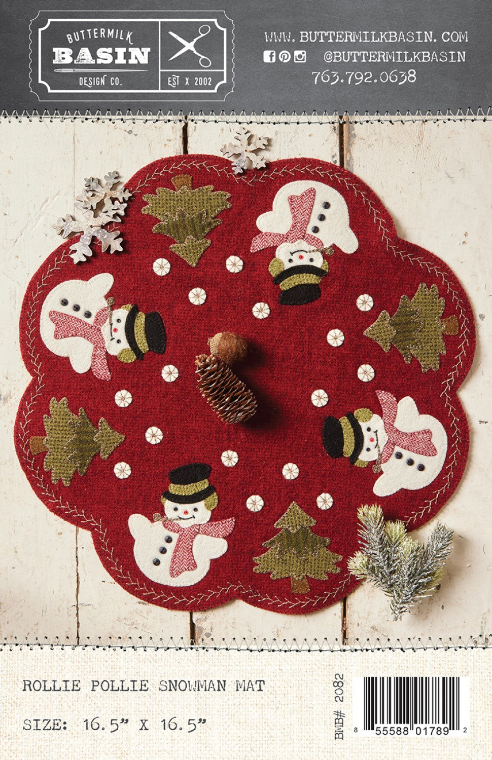 Rollie Pollie Snowman Mat