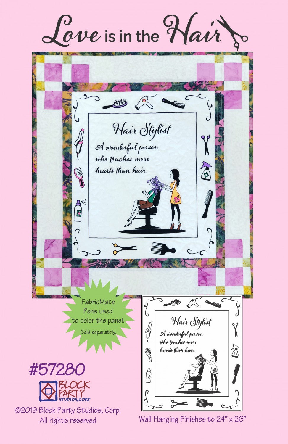 Love is in the Hair Pattern Only