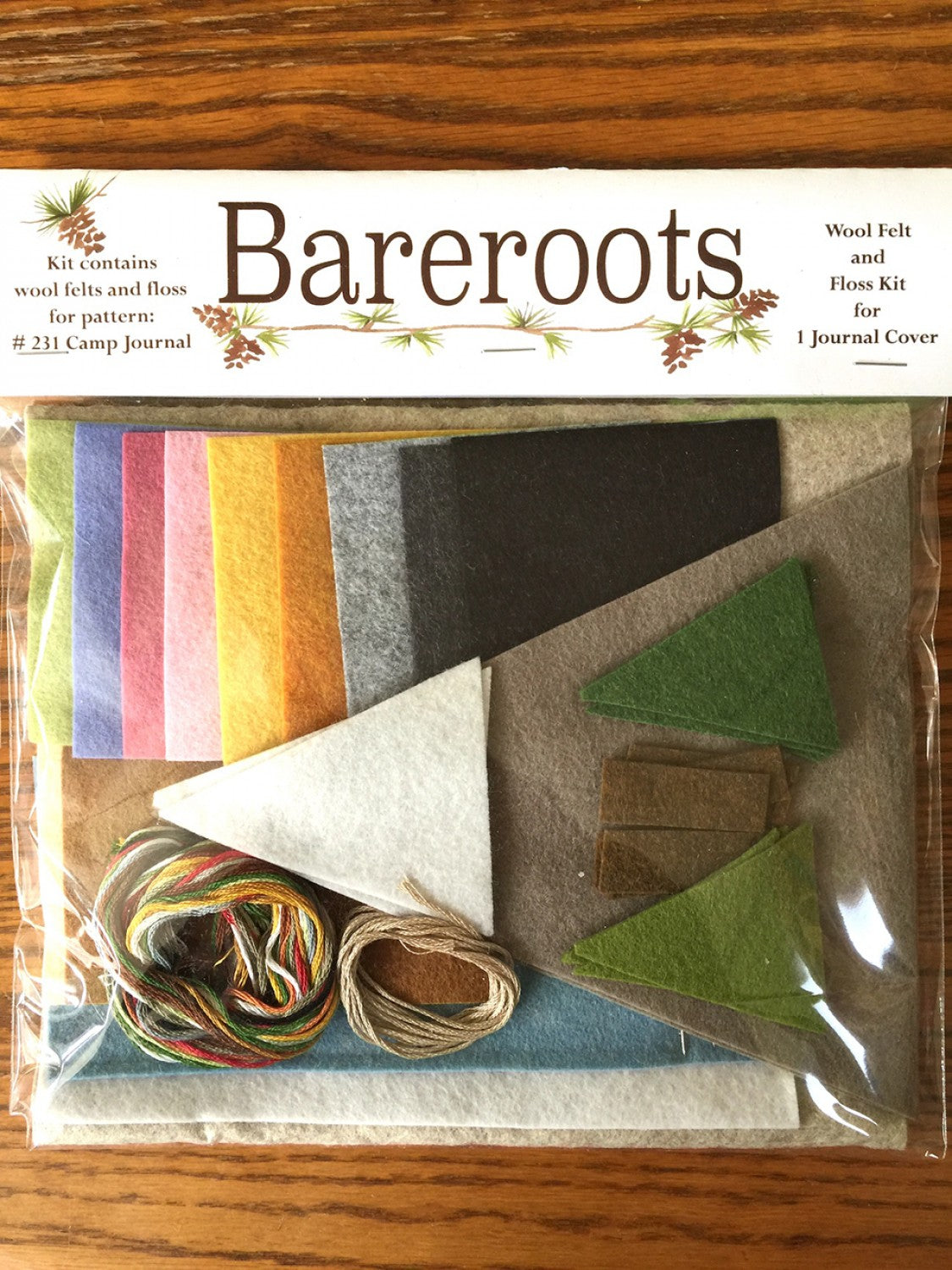 Camp Journals Woolfelt and Floss Kit