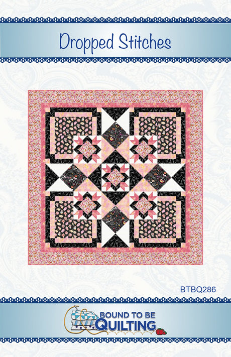 Dropped Stitches Quilt Pattern by Bound To Be Quilting, LLC