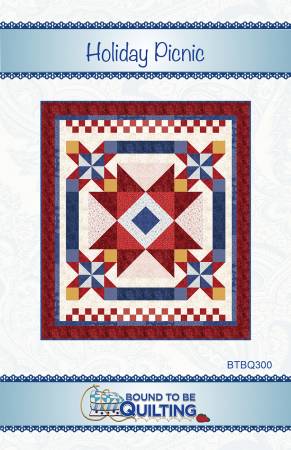Holiday Picnic Quilt Pattern by Bound To Be Quilting, LLC