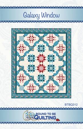 Galaxy Window Quilt Pattern by Bound To Be Quilting, LLC