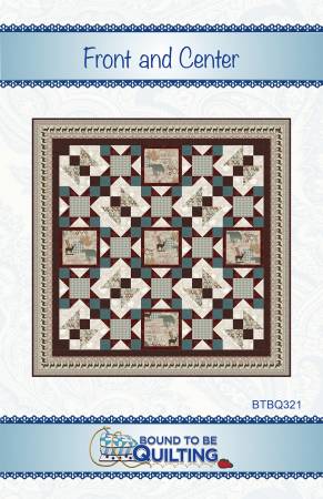 Front and Center Quilt Pattern by Bound To Be Quilting, LLC