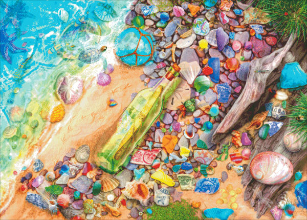 Beach Combers Bounty Cross Stitch by Aimee Stewart