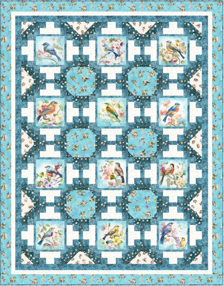 Bird Song Downloadable Pattern by Pine Tree Country Quilts