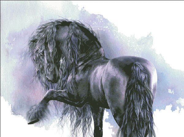 Black Pearl Cross Stitch By Laurie Prindle