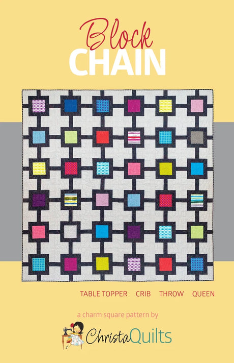 Block Chain Quilt Pattern by Christa Quilts