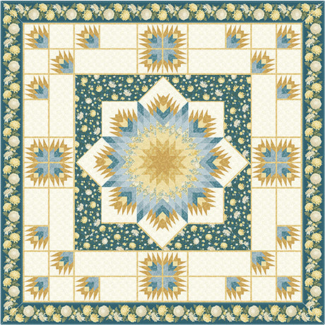 Blooming Lone Star Quilt Pattern by Animas Quilts Publishing