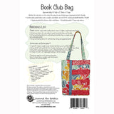 Back of the Book Club Bag Pattern by Around the Bobbin