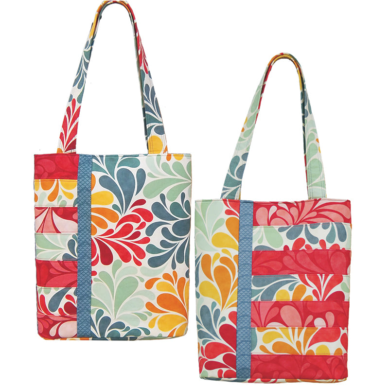 Book Club Bag Pattern by Around the Bobbin