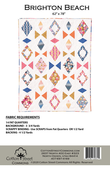 Back of the Brighton Beach Downloadable Pattern by Cotton Street Commons
