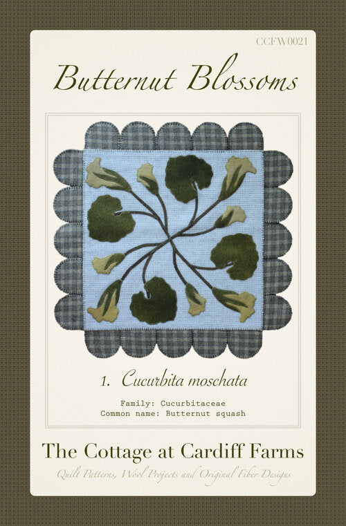 Butternut Blossoms Quilt Pattern by The Cottage at Cardiff Farms