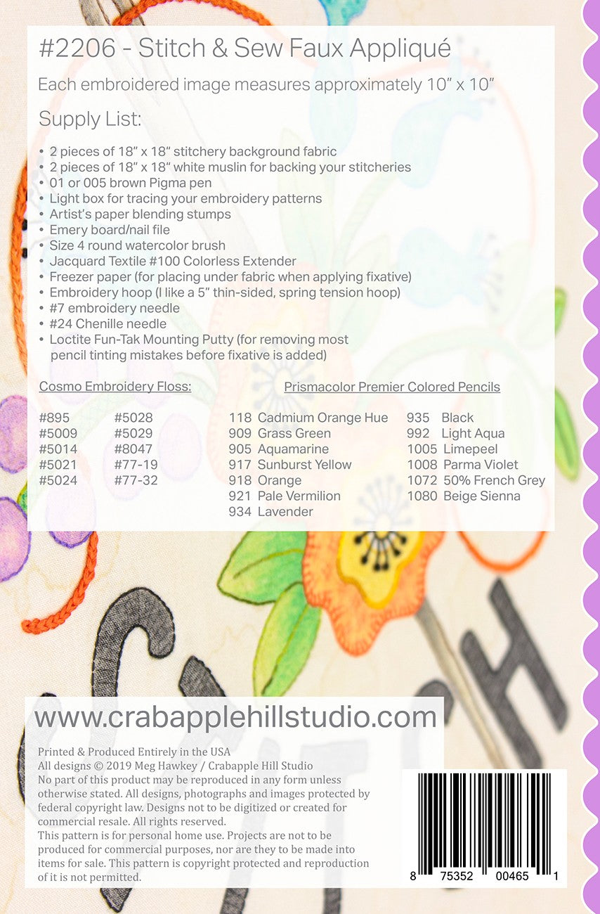 Stitch And Sew Faux Applique