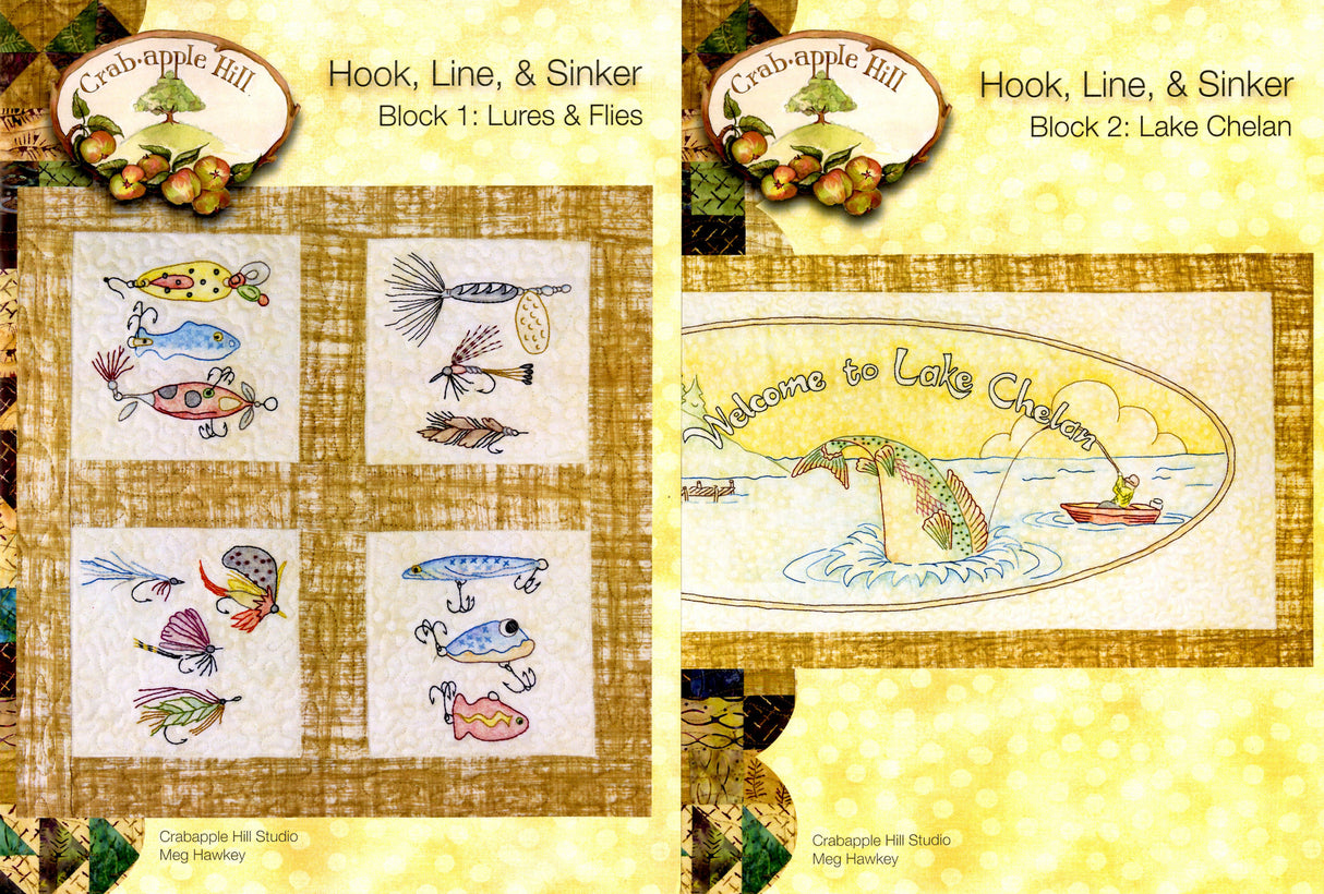 Hook, Line & Sinker Block of the Month Block Complete Set