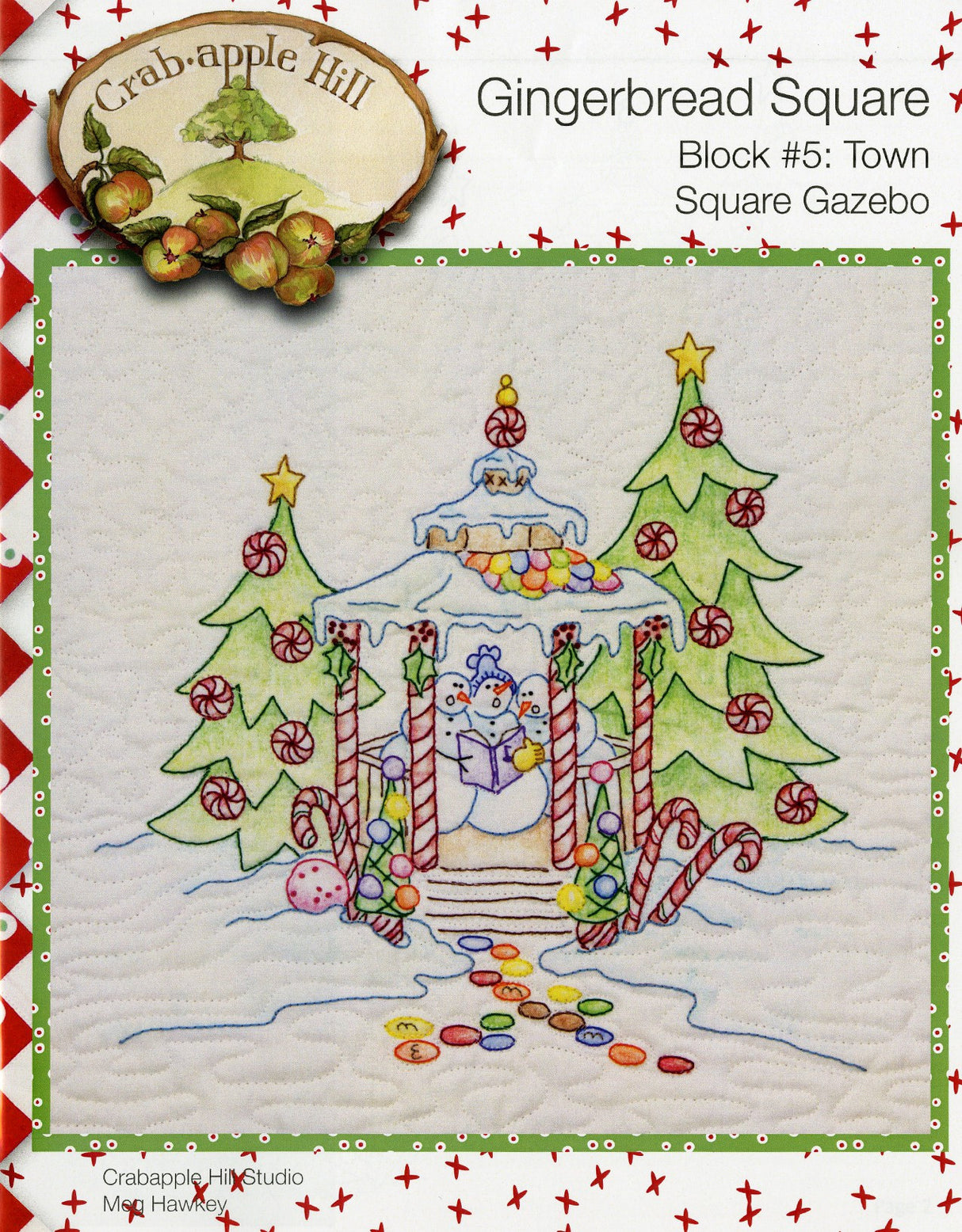 Gingerbread Square Block of the Month Block Complete Set