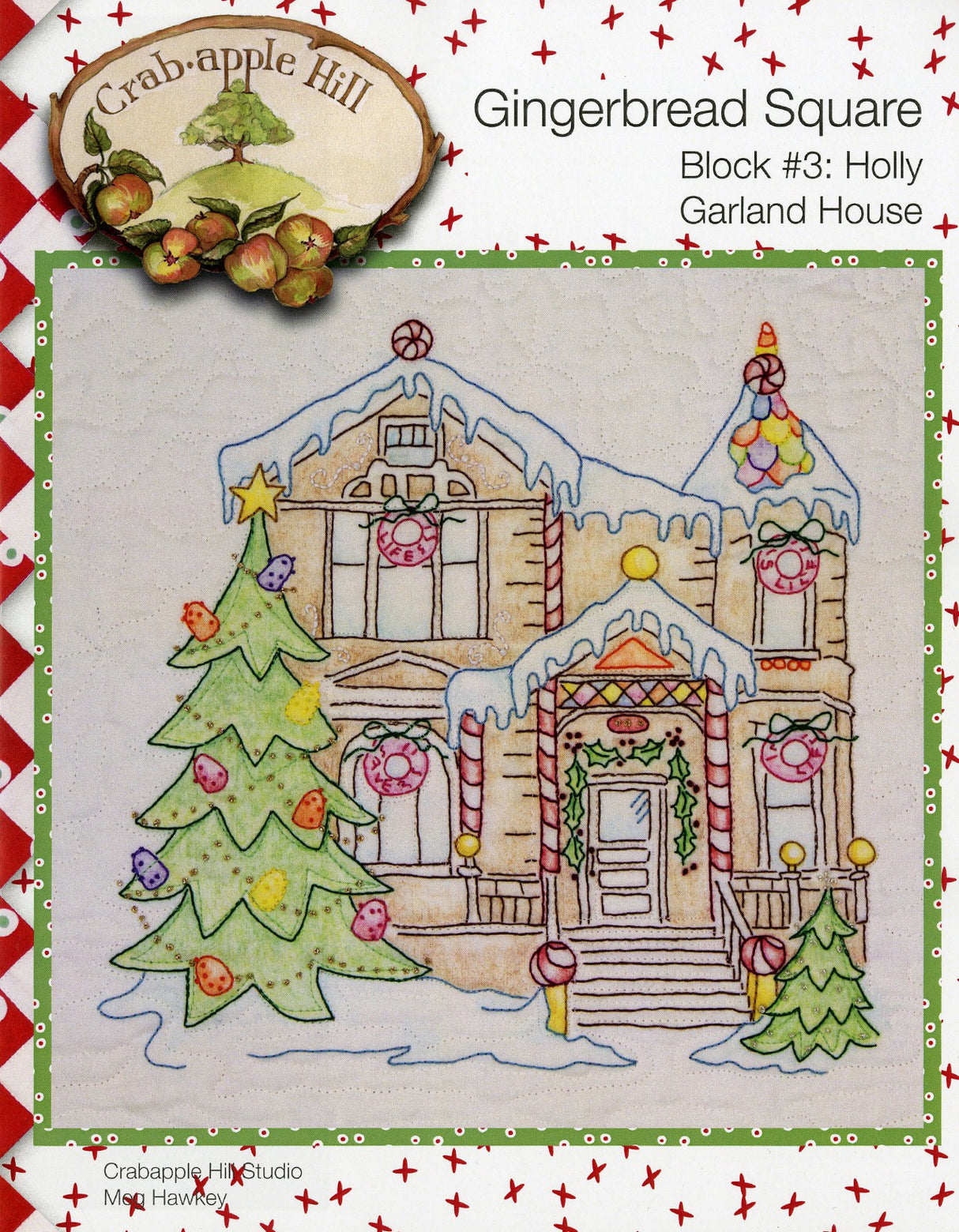 Gingerbread Square Block of the Month Block Complete Set