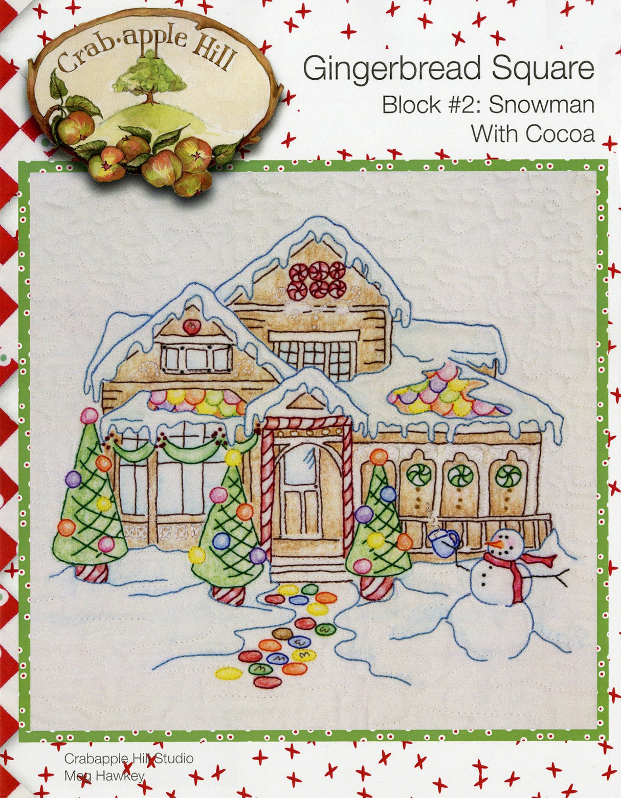 Gingerbread Square Block of the Month Block Complete Set