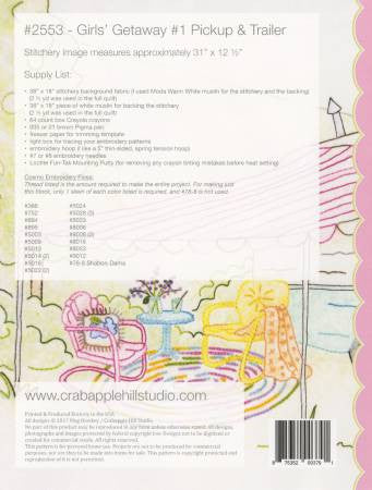 Girls' Getaway - #1 Pickup & Trailer