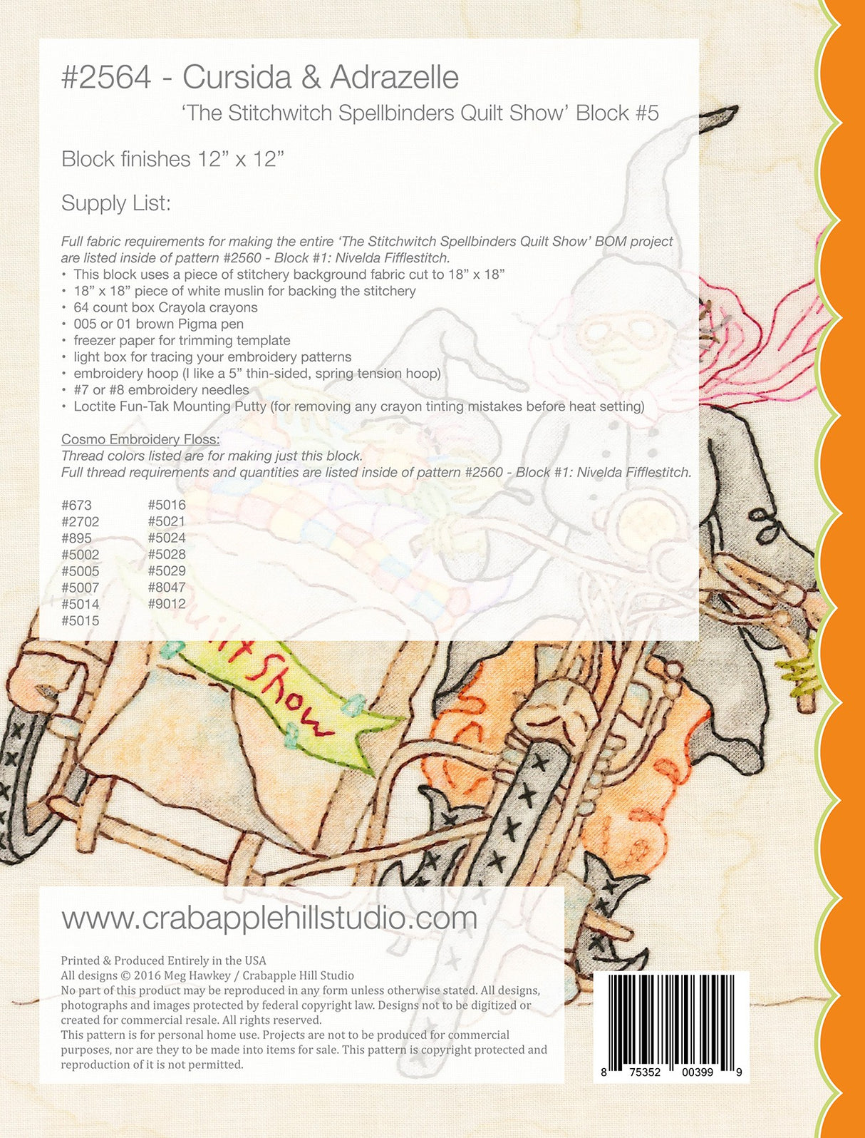 Stitchwitch Spellbinders Quilt Show 5 Cursida & Adrazelle