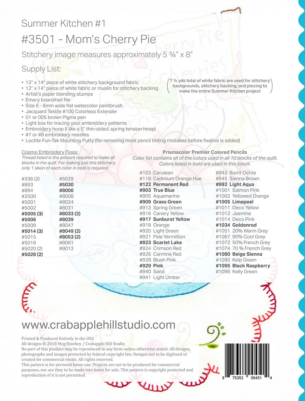 Summer Kitchen 1 Mom's Cherry Pie