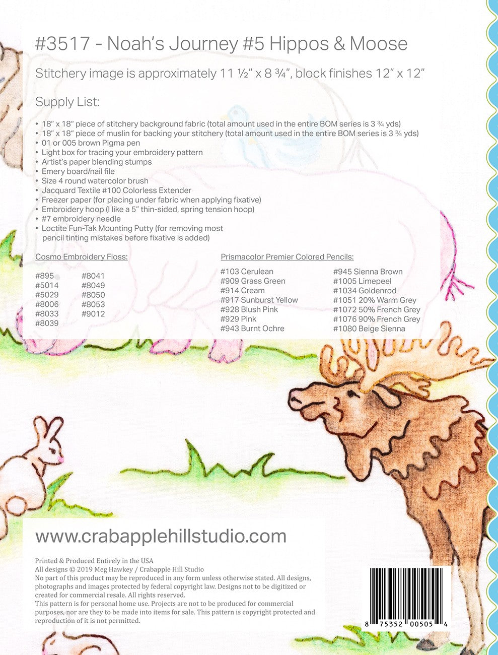 Noah's Journey #5 Hippos & Moose