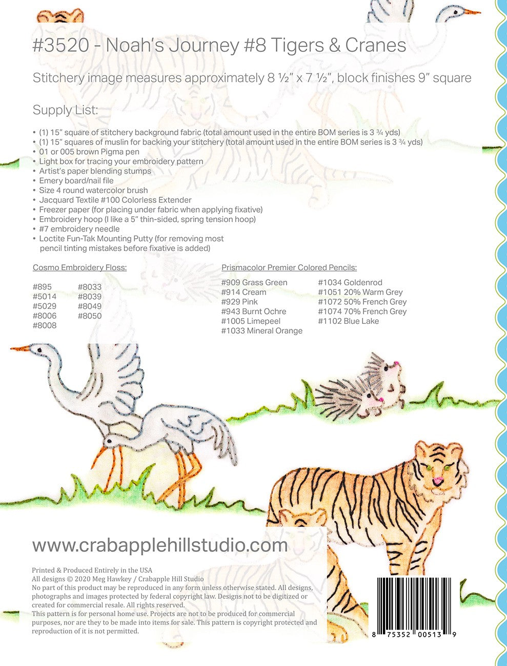 Noah's Journey #8 Tigers & Cranes