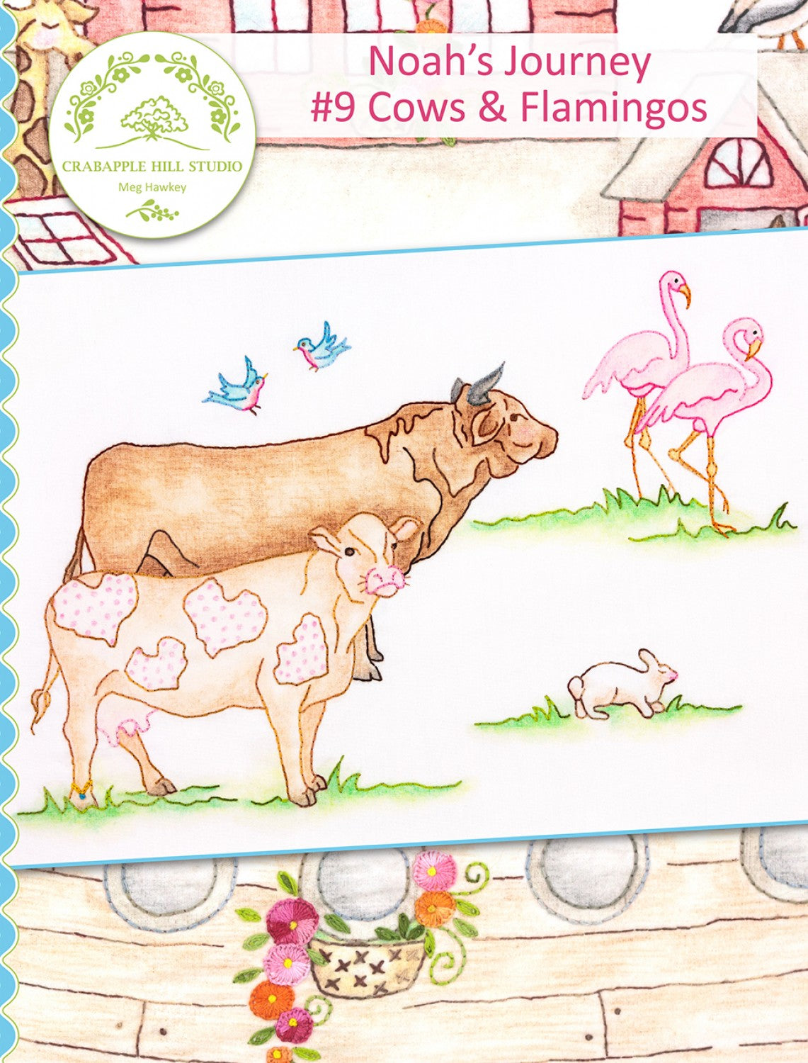 Noah's Journey #9 Cows & Flamingos