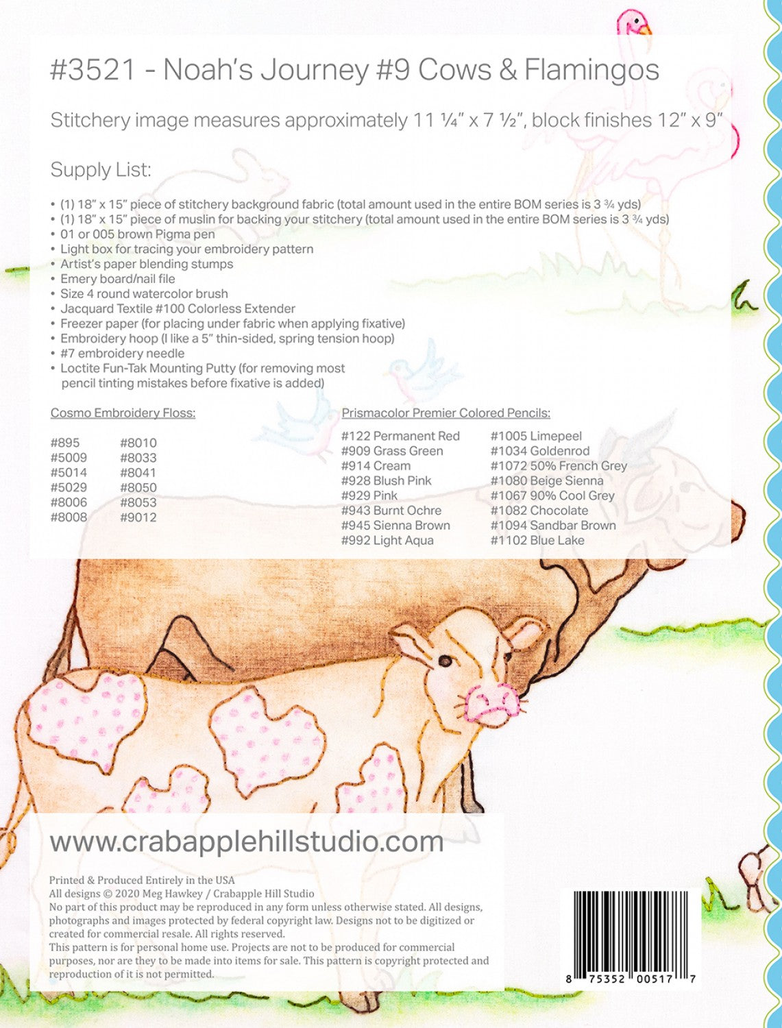 Noah's Journey #9 Cows & Flamingos