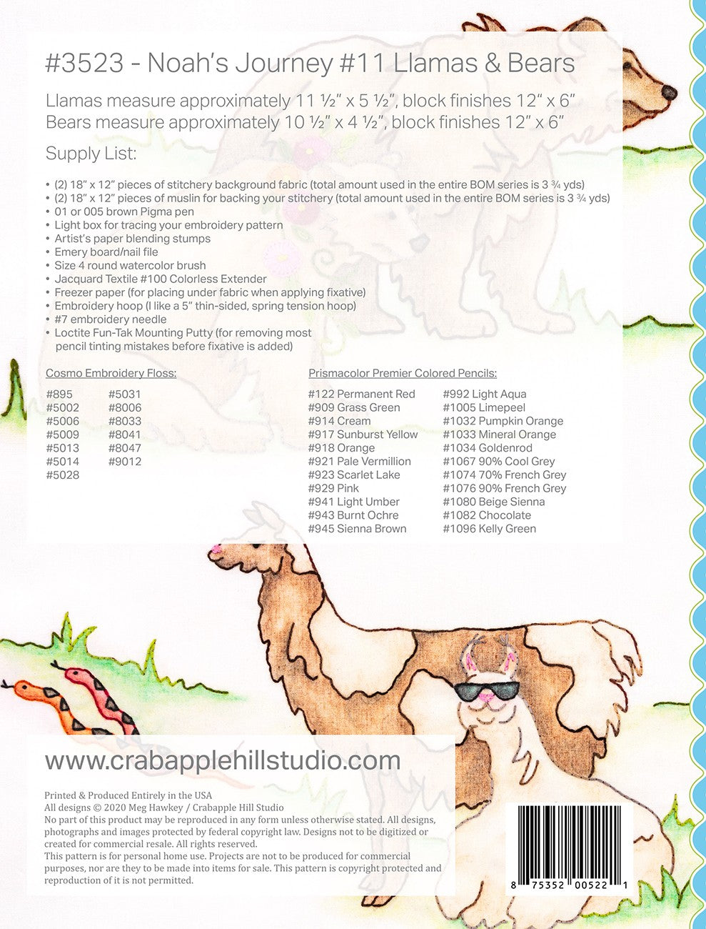 Noahs Journey #11 Llamas & Bears