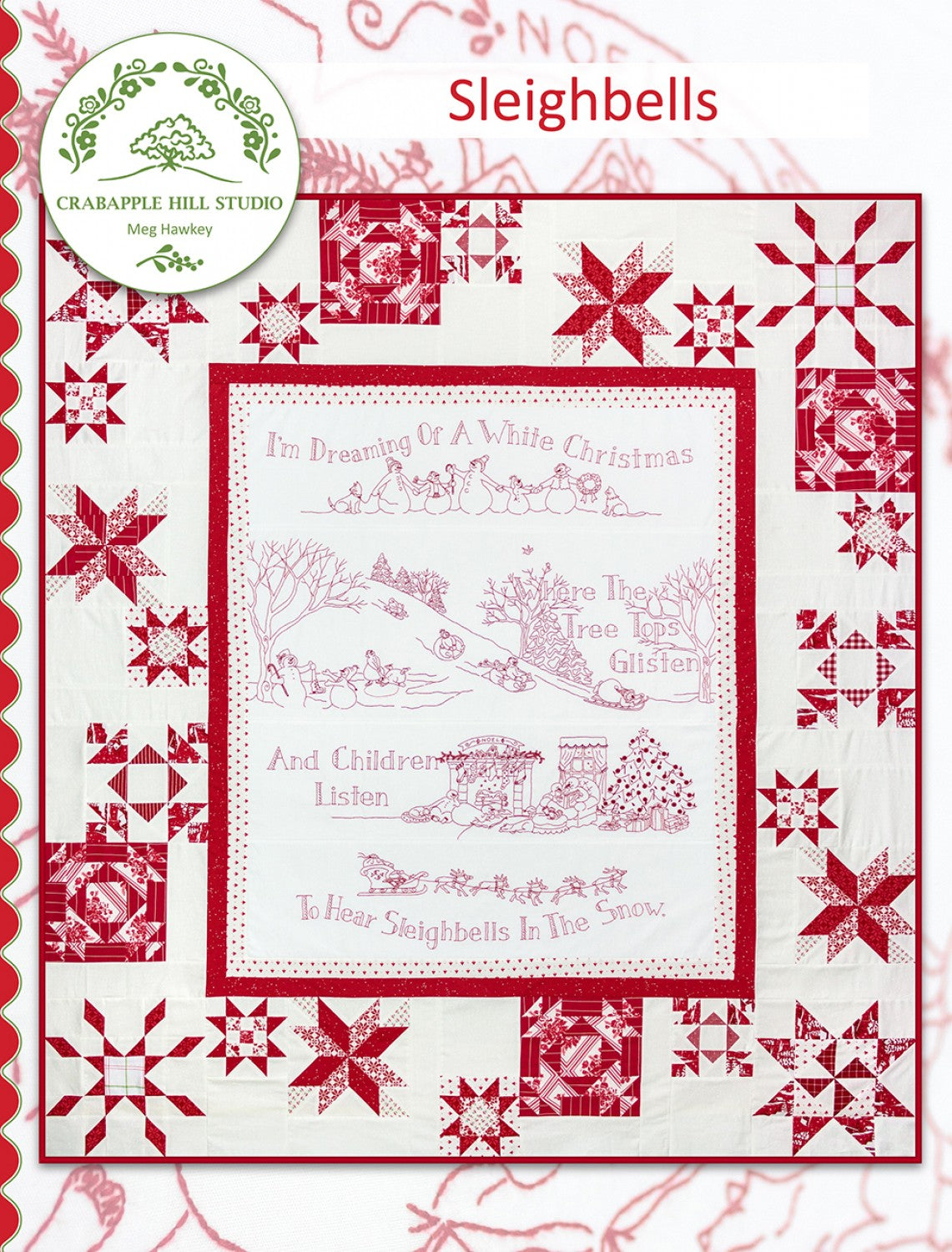 Sleighbells Quilt Pattern by Crabapple Hill Designs
