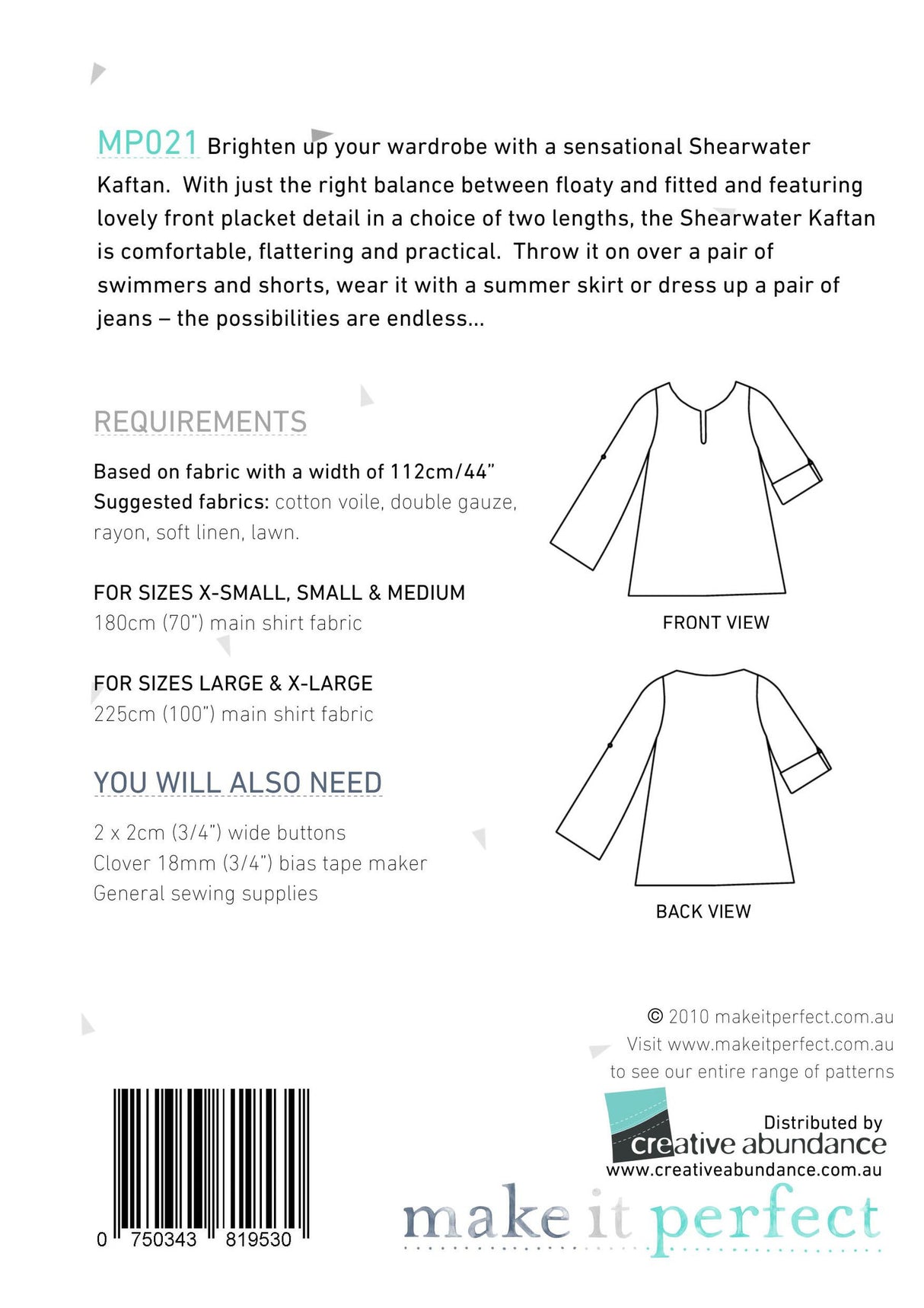 Shearwater Kaftan